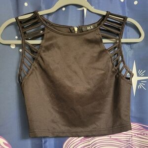 Flirty Goth Crop-Top